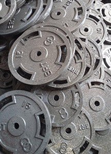 Olympic Cast Iron Weight Plates | Buy Iron Weight Plates Online in India