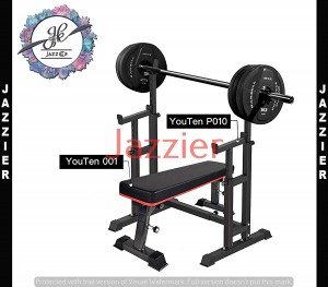 Adjustable Squat Rack With Spotters