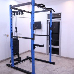 Gamma Fitness Power Squat Rack PR-40 With Weight Stack